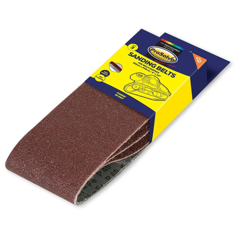 Unpunched Sanding Belts with Aluminium Oxide Abrasive, Anti-Clogging Design, and Heavy-Duty Resin Cloth Backing for Efficient Sanding on Various Surfaces - Reduce Waste, Extend Lifespan - Ideal for Wood, Metals, Fillers, Primers, and Paint - Dry Lubricant Treated