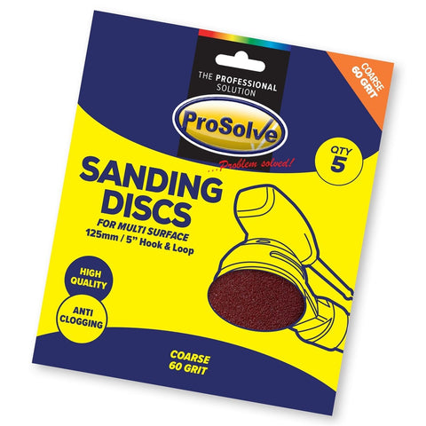 Premium 5″ and 6″ Diameter Sanding Discs: Easy Installation, Strong Grip, Pre-Punched Holes, Durable Aluminium Oxide Construction for Fast and Long-Lasting Sanding on Various Surfaces