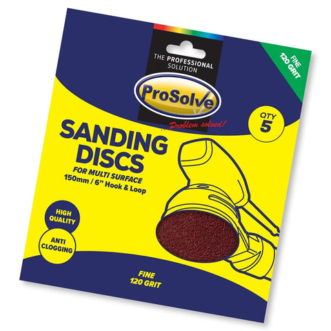 High-Quality 6-Inch Diameter Sanding Discs with Strong Grip Hook and Loop - Pre-Punched Holes for Dust Pickup - Made from Durable Aluminum Oxide - Fast & Long-Lasting Sanding - Easy Installation & Removal - Ideal for Professional and DIY Projects