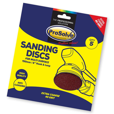 High-Quality 5" & 6" Sanding Discs: Easy Installation, Strong Grip, Pre-Punched Holes for Dust Pickup, Durable Aluminum Oxide Material, Ideal for Wood, Metals, Fillers, Primers, and Paint, Enhanced with Dry Lubricant for Extended Lifespan