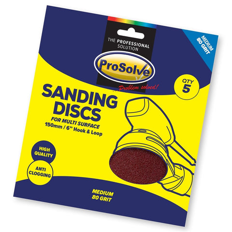 High-quality 5" and 6" diameter sanding discs featuring easy installation and removal. Enhanced with strong grip hook and loop technology to prevent slippage during use. Designed with pre-punched holes for efficient dust pickup and crafted from durable aluminum oxide for fast and enduring sanding performance.