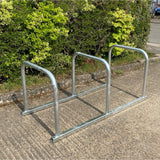 sheffield-toastrack-bike-stand-cycle-bicycle-storage-parking-visually-parking-impaired-rack-galvanised-stainless-steel-powder-coated-custom-RAL-durable-industrial-outdoor-sturdy-schools-highschool-college-university-public-spaces