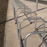 sheffield-toastrack-bike-stand-cycle-bicycle-storage-parking-visually-parking-impaired-rack-galvanised-stainless-steel-powder-coated-custom-RAL-durable-industrial-outdoor-sturdy-schools-highschool-college-university-public-spaces