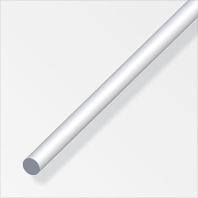 Silver Aluminium Round Bar 
