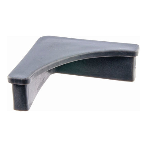 Grey Heavy Duty Slotted Angle Plastic Foot - Protective Cap for Shelving Legs - Durable Construction Angle Foot - Floor Surface Protection - Strong Plastic Material