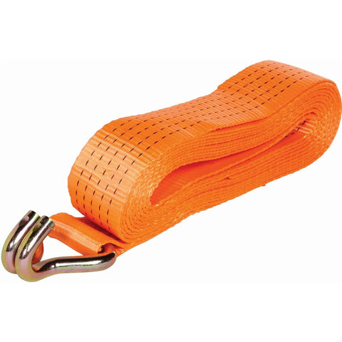 High-quality Spare Ratchet Tie-down Strap, 50mm X 4M X 5000kg (LC), ideal for 5-tonne ratchet straps with claws. Versatile addition compatible with all 5000kg-rated ratchet straps.