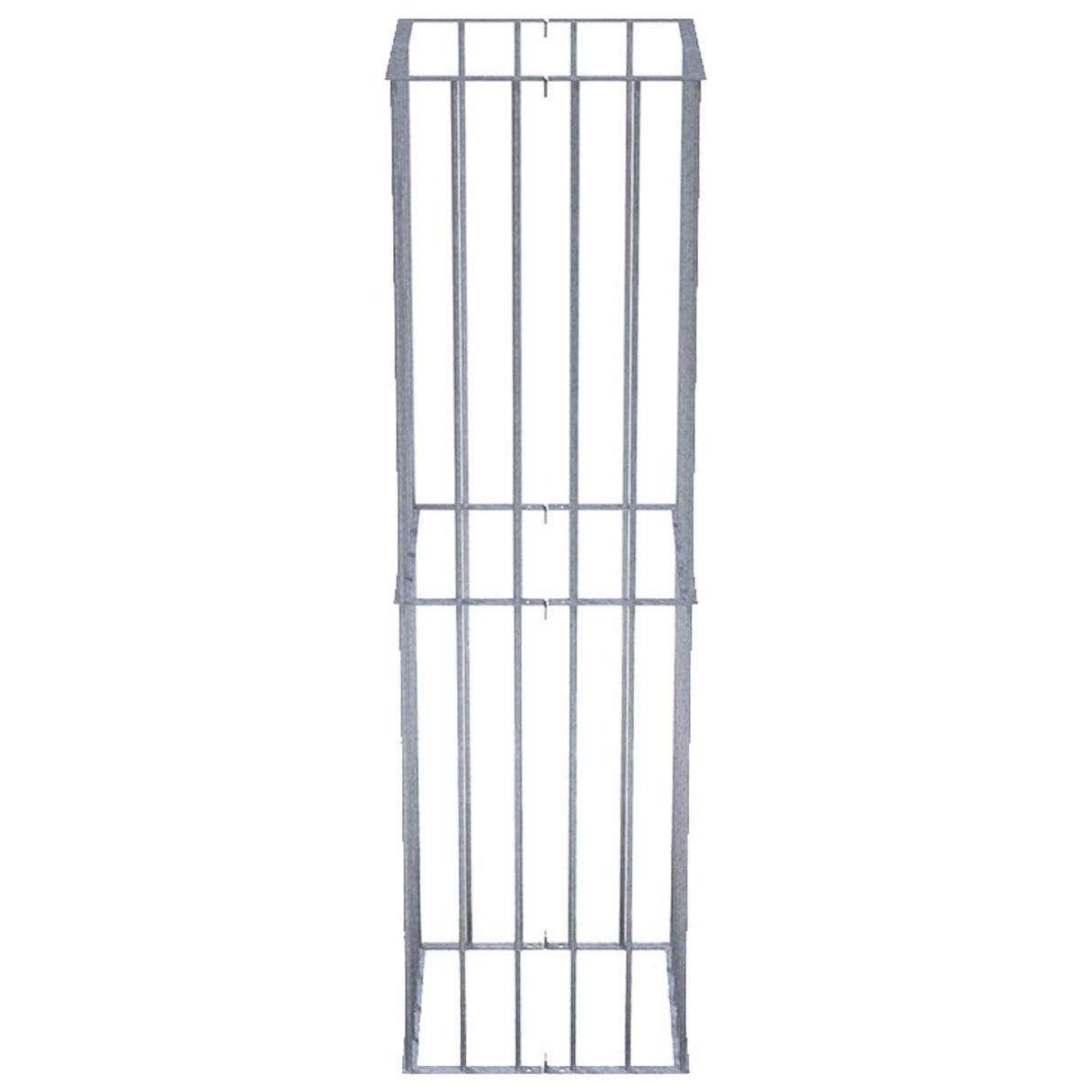 Square galvanised steel tree guard