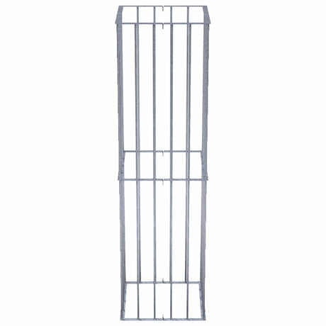 Square galvanised steel tree guard