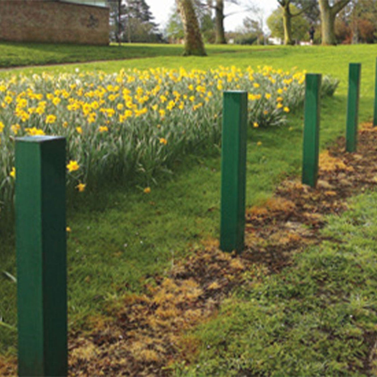 Fixed Square Galvanised Steel Bollards