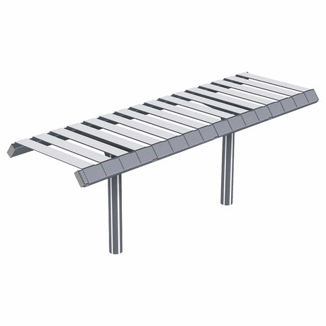 Easton Outdoor Steel Bench