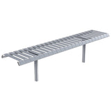 rockingham-picnic-table-bench-backless-seat-300-autopa-steel-metal-garden-outdoor-seating-commercial-industrial-park-durable-powder-coated-heavy-duty-weather-resistant-bolt-down-fixed
