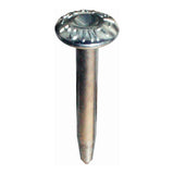 Enhance precision with steel galvanized survey point nails boasting a 20mm head and recessed point for accurate alignment of survey tools. Each nail head is labeled 'SURVEY-POINT' for easy identification. Compatible with plumb-bobs or prism poles, ideal for marking dense and stable pavement surfaces.