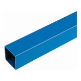 3m Epoxy Coated Steel Square Tube - 25mm x 25mm - Ideal for Home and Office Structures - Blue, Red, White, Grey, Chrome - Customizable Sizes and Colors