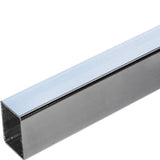 3m Epoxy Coated Steel Square Tube - 25mm x 25mm - Ideal for DIY Projects - Blue, Red, White, Grey, Chrome - Customizable Sizes and Colors