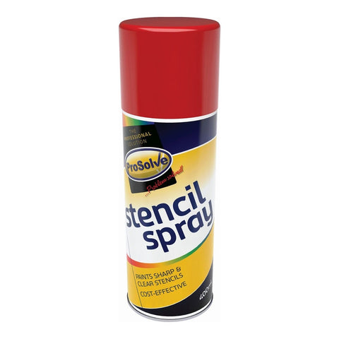 Industrial Stencil Spray: Fast-Drying Acrylic Paint Marker | Red Color | Interior & Exterior Use | Non-Toxic & Quick Drying | High Pigment Content