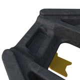 black, recycled PVC ballast weight