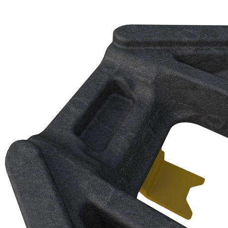 black, recycled PVC ballast weight