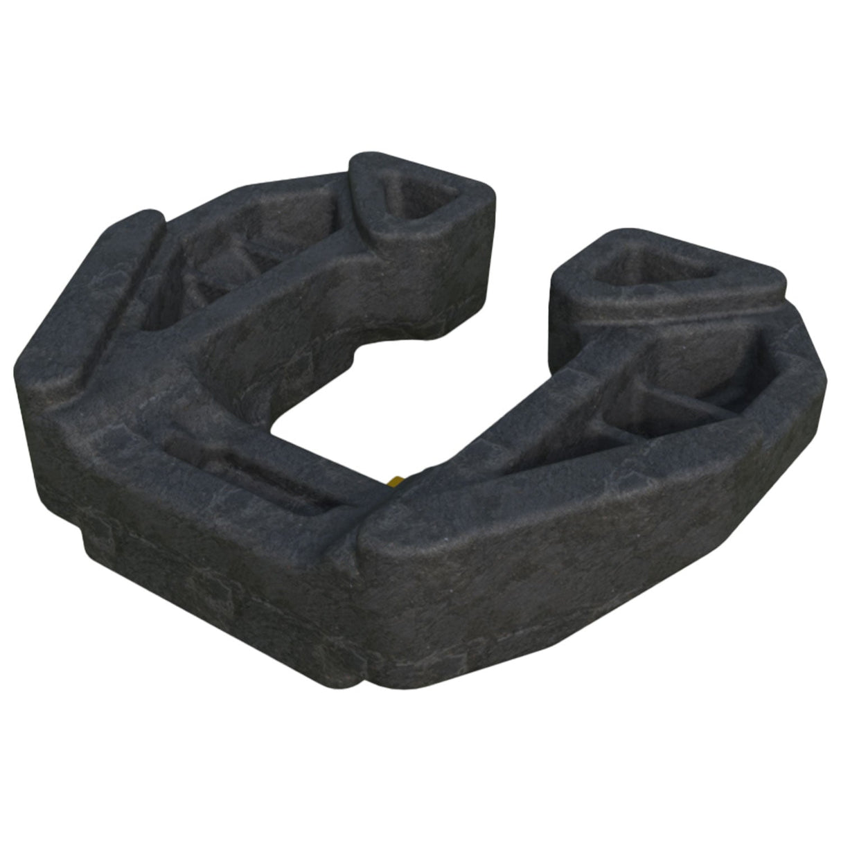 black, recycled PVC ballast weight