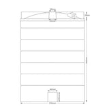 Non-Potable Cylindrical Storage Water Tank