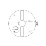 Black Cylindrical Storage Water Tank