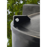 Black Cylindrical Storage Water Tank