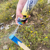 ECO-Friendly Water-Based Marking Paint for Concrete, Tarmac, Wood, and Composites | Temporary Marker Paint in Blue| Ideal for Local Authorities, Contractors, and Utility Companies | Produces Clear, Visible Marks | Easily Washes Off with Wate