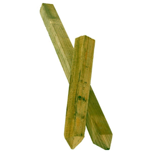 Discover premium tanalised stakes, resistant to rot, fungus, and insects. Perfect for gardens, surveys, and construction sites, these treated timber stakes endure. Ideal for temporary construction marking, these stakes are treated for longevity.