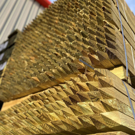 Treated Wooden Marking Out Stake