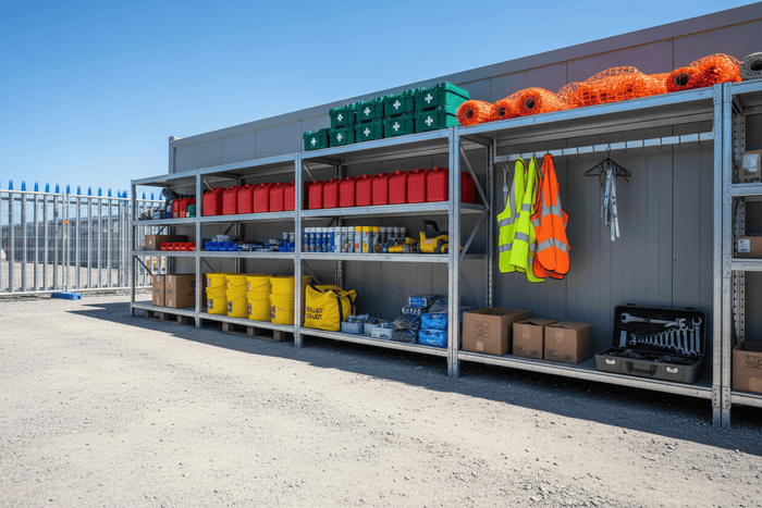 UK Site Storage – Sunny Day