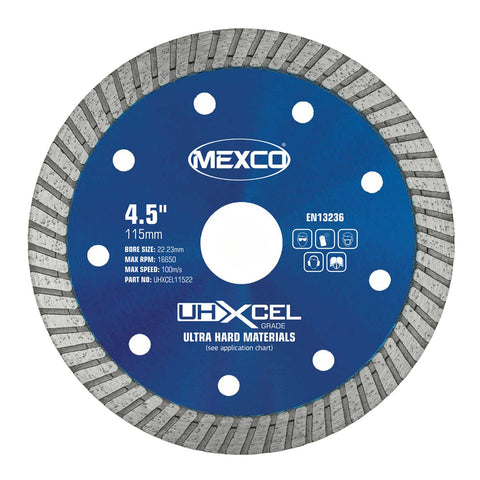 Mexco UHXCEL Ultra Hard Materials Diamond Blade