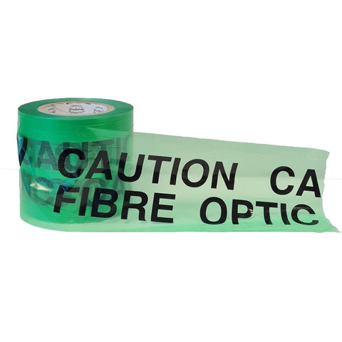 Underground Warning Tape (Fibre Optic Cable) 150mm x 365m
