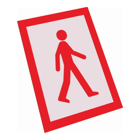 Premium Walking Man Stencil Kit: Durable 250 Micron Polyester Film, Precision Laser Cut. Transparent, anti-reflective, abrasion-resistant surface. Reusable and economical. Translucent color, flexible polyester construction. Laser-cut symbol for superior results.