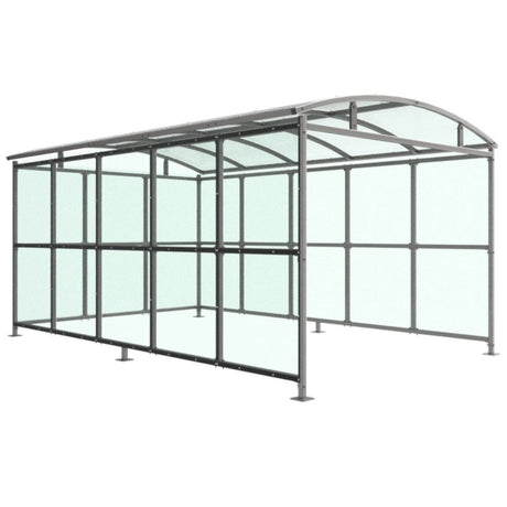 watford-trolley-shelter-clear-petg-cladding-outdoor-standing-unit-trash-shed-garbage-can-enclosure-recycling-wheelie-bin-secure-industrial-flats-appartments-student-accomodation-commercial-retail-steel