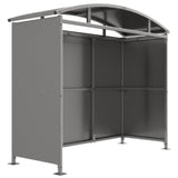 Watford Trolley Shelter with Galvanised Clad 1m - 5m Extension Bays