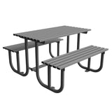 Weldon Picnic Table in galvanised steel for outdoor use.