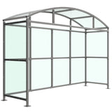 Free-standing Welton shelter made from galvanised mild steel