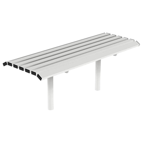 Carlton Steel Outdoor Backless Bench