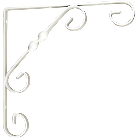 White Ornamental Scroll Brackets