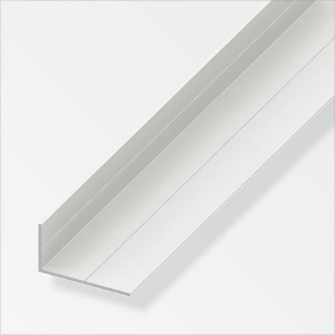 PVC angle profile for clean corner finish, lightweight and durable. Ideal for various applications including beading. Easy to cut, available in white and 1.5m length. Perfect for neatening edges and providing a smooth, durable finish.