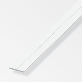 White PVC Flat Bar 