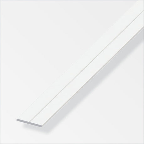 White PVC Flat Bar 