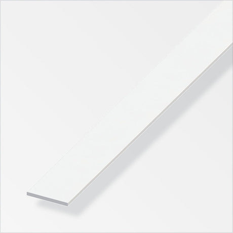 White PVC Flat Bar 
