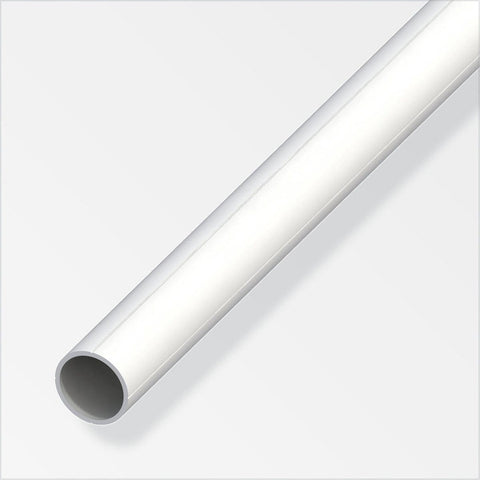 Round PVC tube profile with unique drill alignment groove. Versatile and durable, perfect for conduit and simple construction applications. Easy to cut, with an attractive finish. Made from durable PVC. Ideal for various projects.