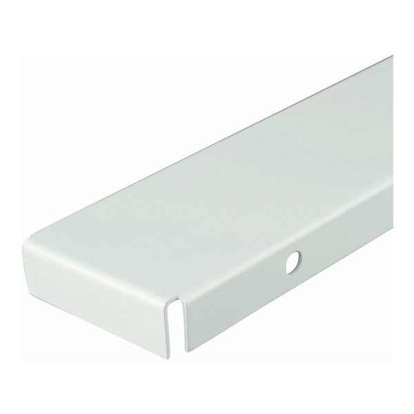 Storage Rack Stiffeners White Shelf Stiffener | Steel Twin Slot Shelving, 1000mm Length | SSUK