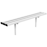 triton-perch-backless-bench-seat-picnic-table-autopa-steel-metal-garden-outdoor-seating-commercial-industrial-park-schools-powder-coated-heavy-duty-weather-resistant-bolt-down-fixed-shopping-centres-flanged
