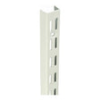 White Twin Slot Uprights