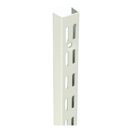 White Twin Slot Uprights