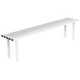 HADDON-seat-picnic-backless-bench-autopa-steel-metal-garden-outdoor-seating-commercial-industrial-park-schools-durable-powder-coated-heavy-duty-weather-resistant-bolt-down-fixed-shopping-centres-flanged
