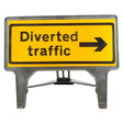 Diverted Traffic Right 1050x450mm Road Sign 2703a