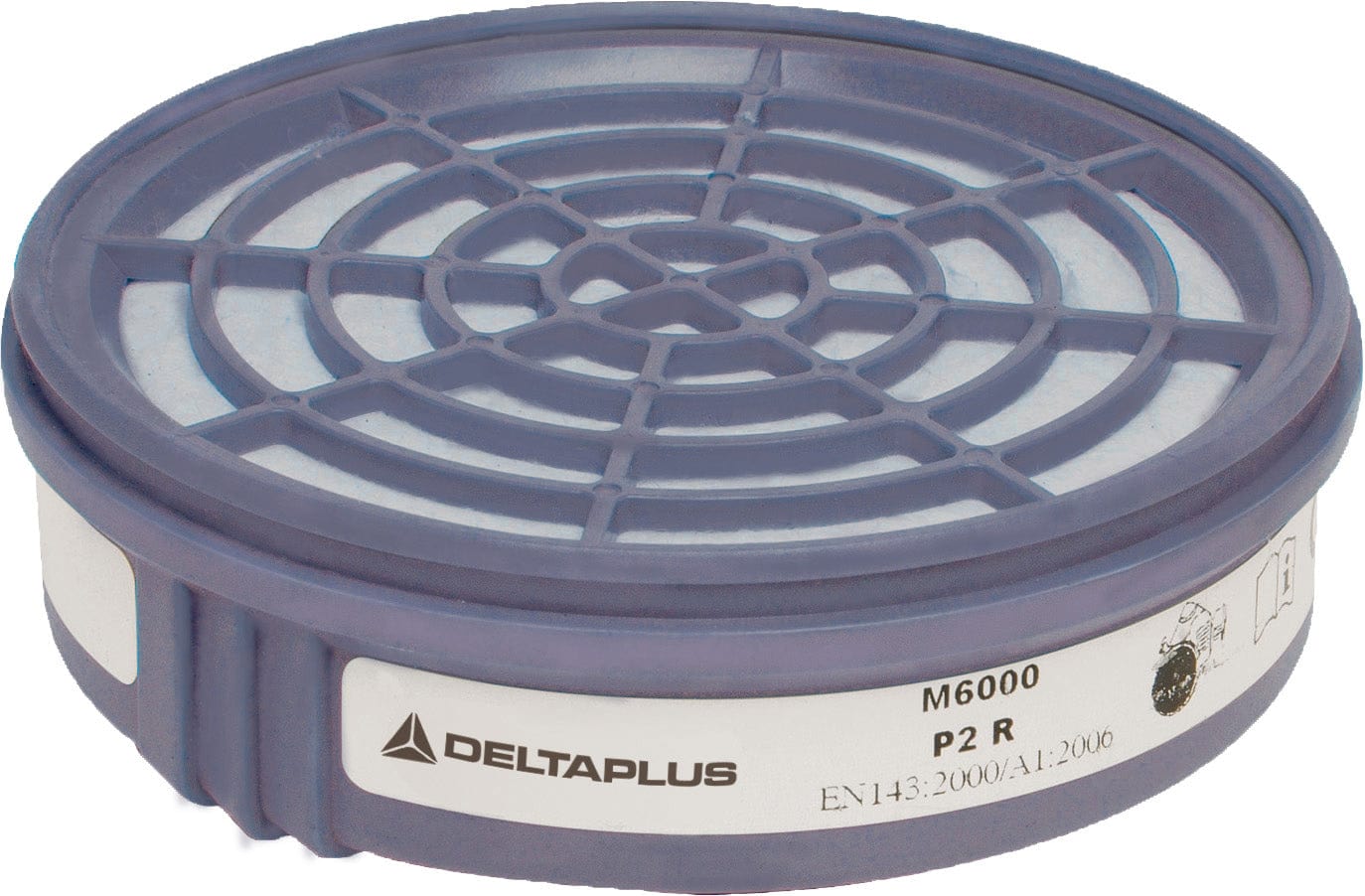 Delta Plus M6000 P2 Filtering Cartridges for M6000 Jupiter Half Mask - Pack of 2